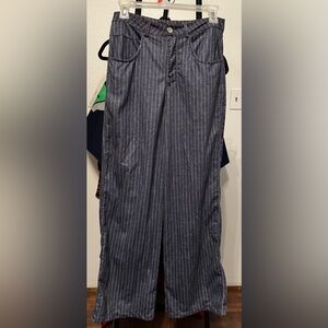 Striped Wide Leg Pants